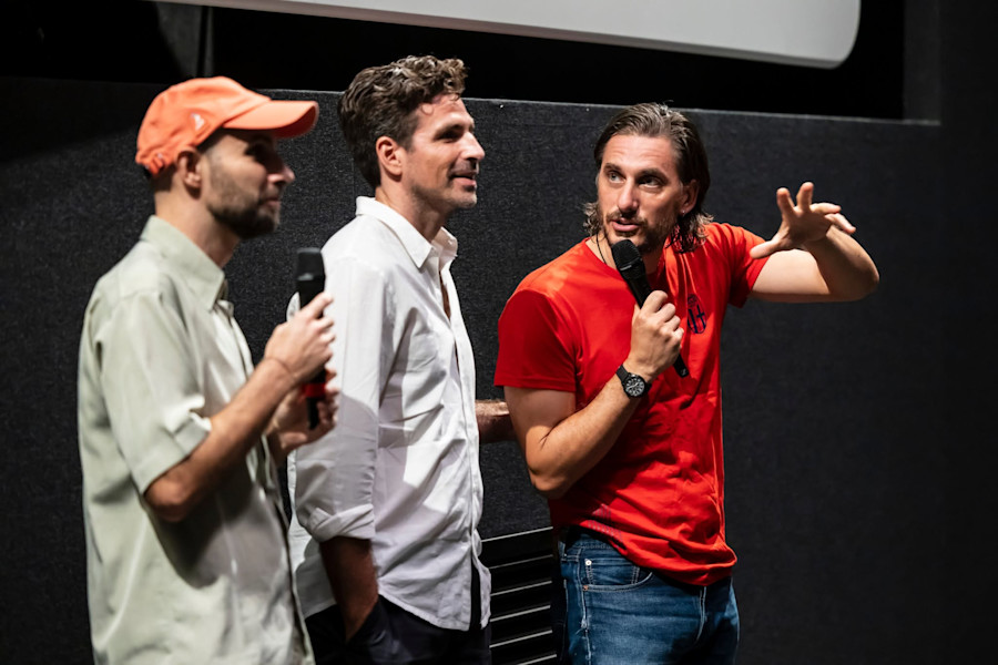 Il regista Andrea Pallaoro e Luca Marinelli venuti a trovarci al Fossolo di Bologna per presentare "The Echo Chamber" (2026), tratto dall'ultimo soggetto di Bernardo Bertolucci.
