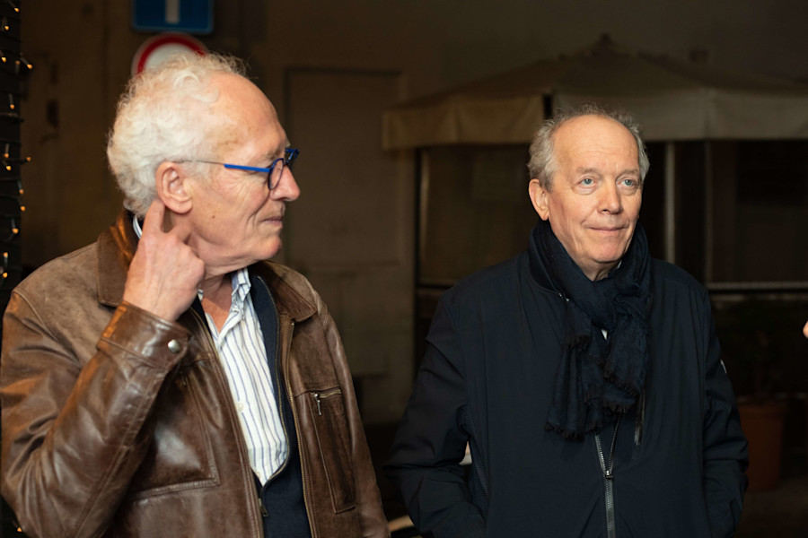 I Fratelli Dardenne al Nuovo Olimpia di Roma per introdurre il loro ultimo film Giovani madri (2025)