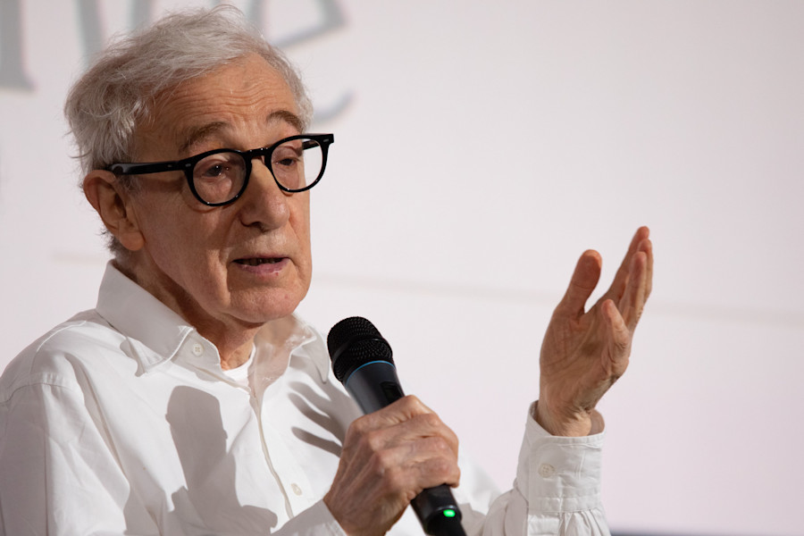 Woody Allen al 4Fontane per l'anteprima di Un colpo di fortuna - Coup de chance (2023)
