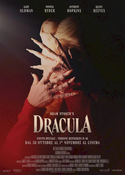 locandina Dracula di bram stoker 4k (ried. 2026) - v. o.