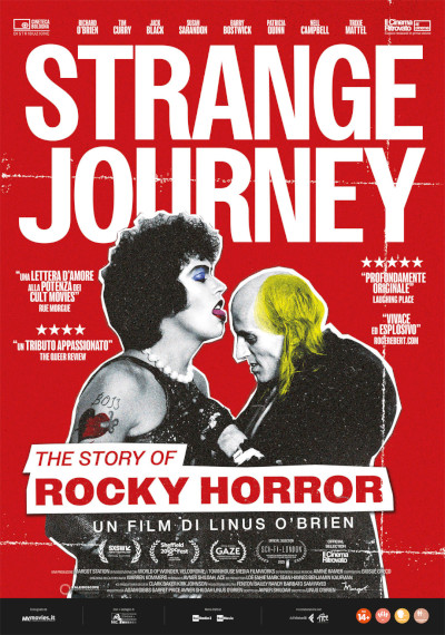 locandina Strange journey: the story of rocky horror