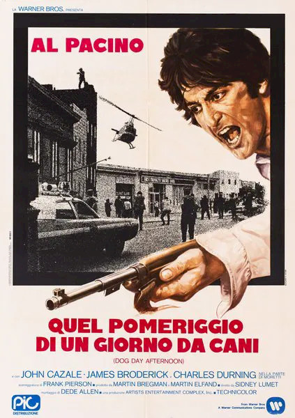 locandina Quel pomeriggio di un giorno da cani (dog day afternoon)