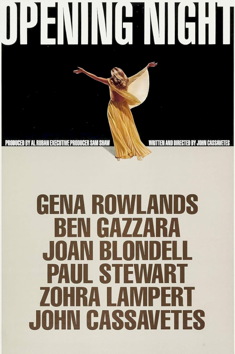 locandina La sera della prima (opening night)