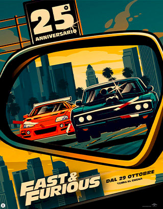 locandina Fast & furious - 25° anniversario